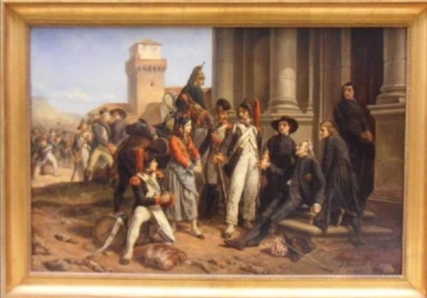 Этюд Жана Сорьеля 1855 года в золочёной раме